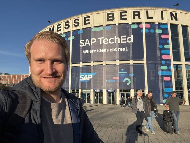 At SAP TechEd, Berlin (2025)